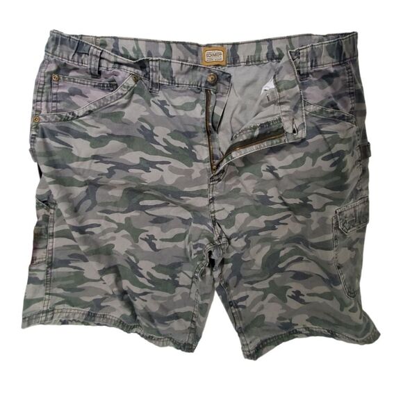 Schmidt Workwear Cargo Camo Shorts Men's Size 42 Pockets Outdoors - Picture 6 of 6